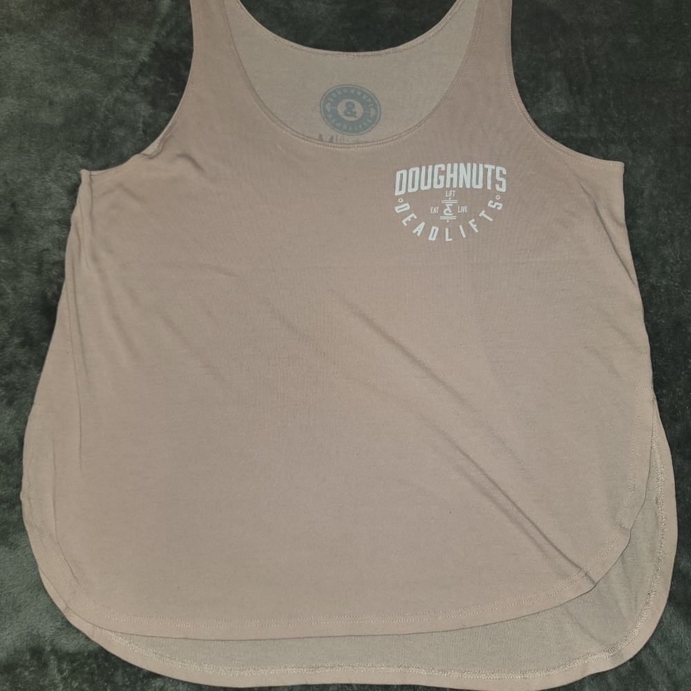 doughnuts and deadlifts tank top